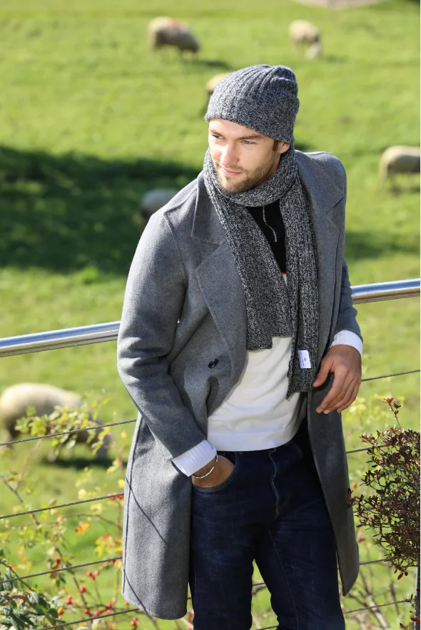 Half-Zipped Cashmere Blend Sweater