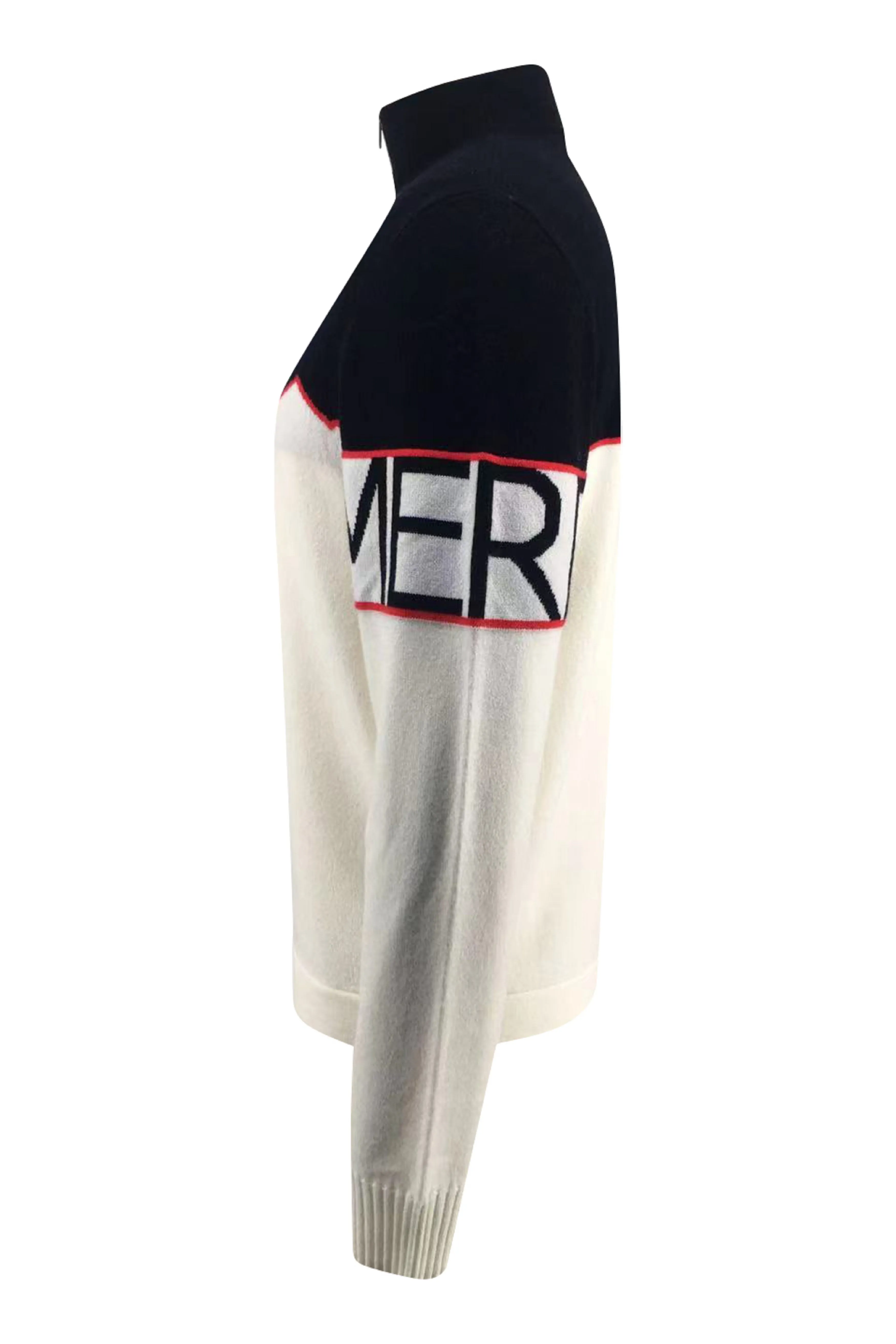 Half-Zipped Cashmere Blend Sweater