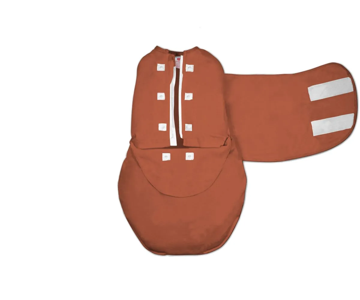 Hat and Starter Swaddle Original Bundle (Rust)