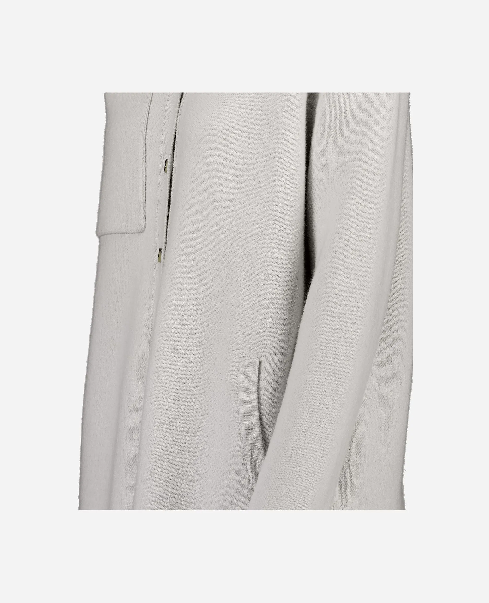 Hemd aus Cashmere-Mischung in Grau