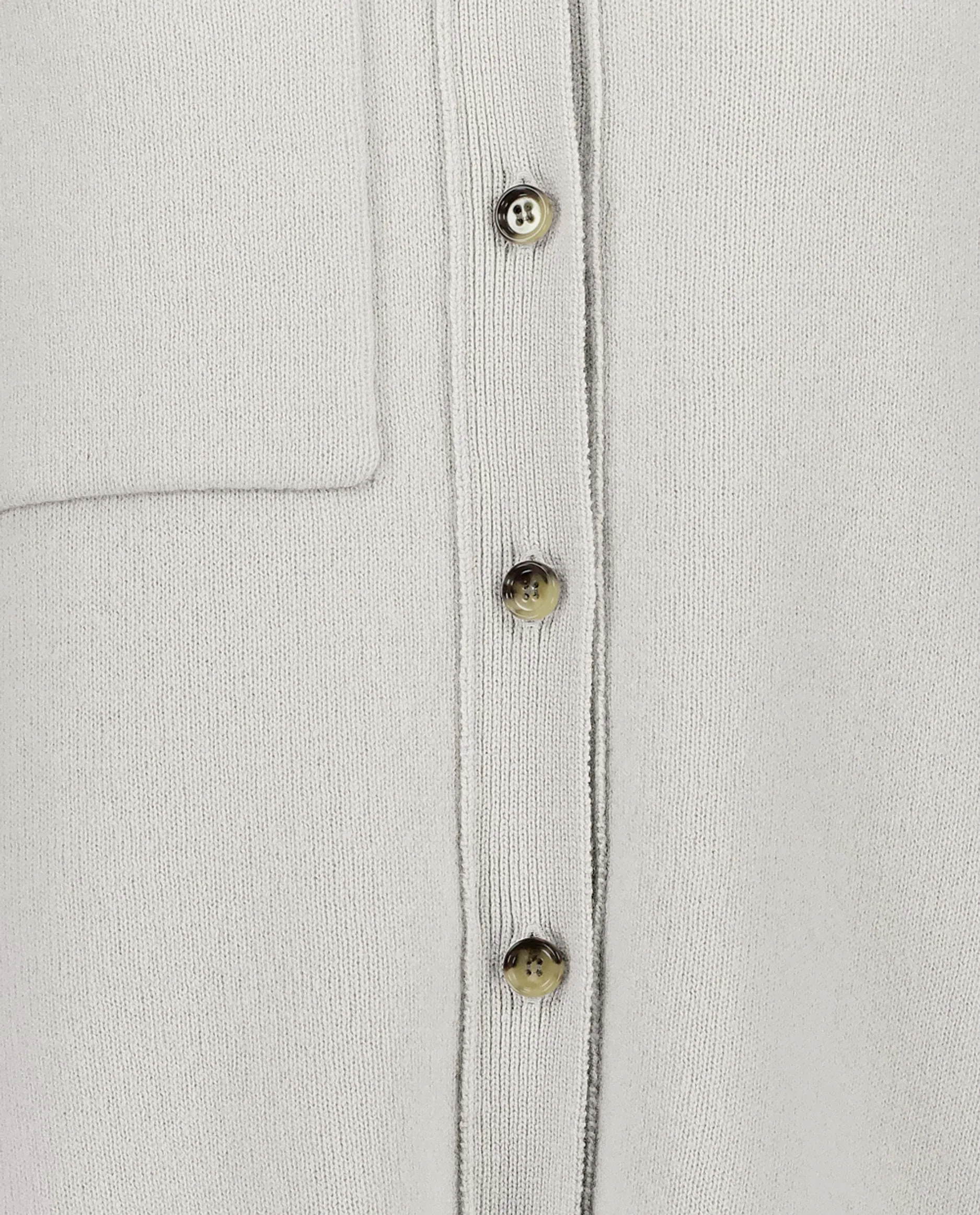 Hemd aus Cashmere-Mischung in Grau