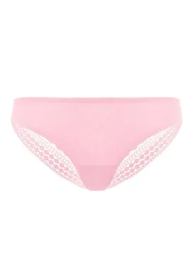 HSIA Polka Dot Super Soft Pink Lace Back Cheeky Underwear