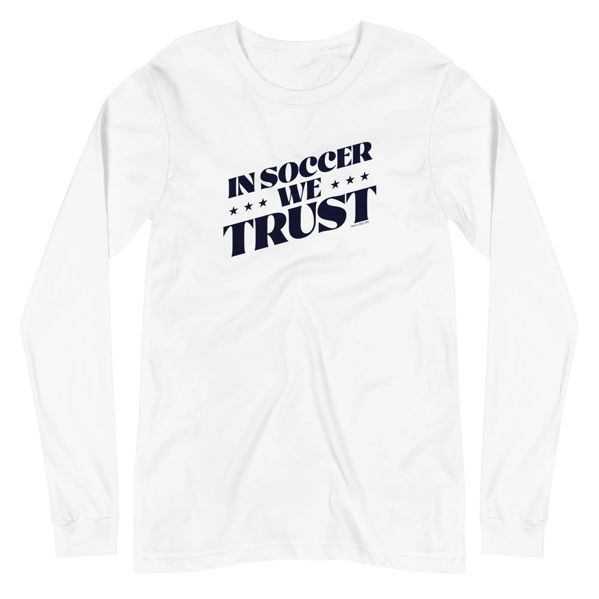In Soccer We Trust Podcast Logo Adult Long Sleeve T-Shirt