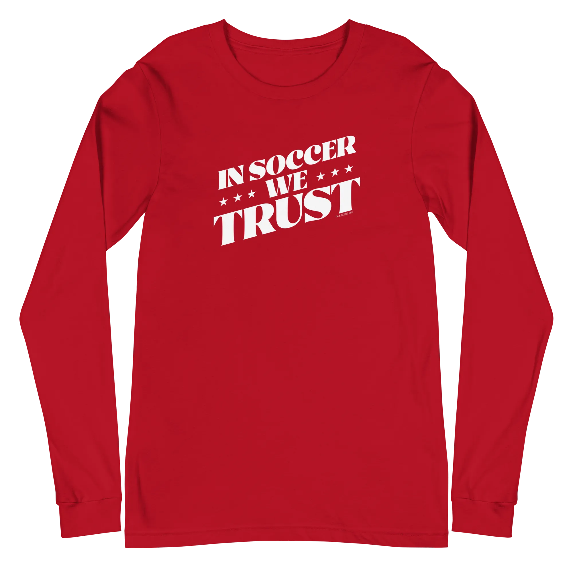 In Soccer We Trust Podcast Logo Adult Long Sleeve T-Shirt