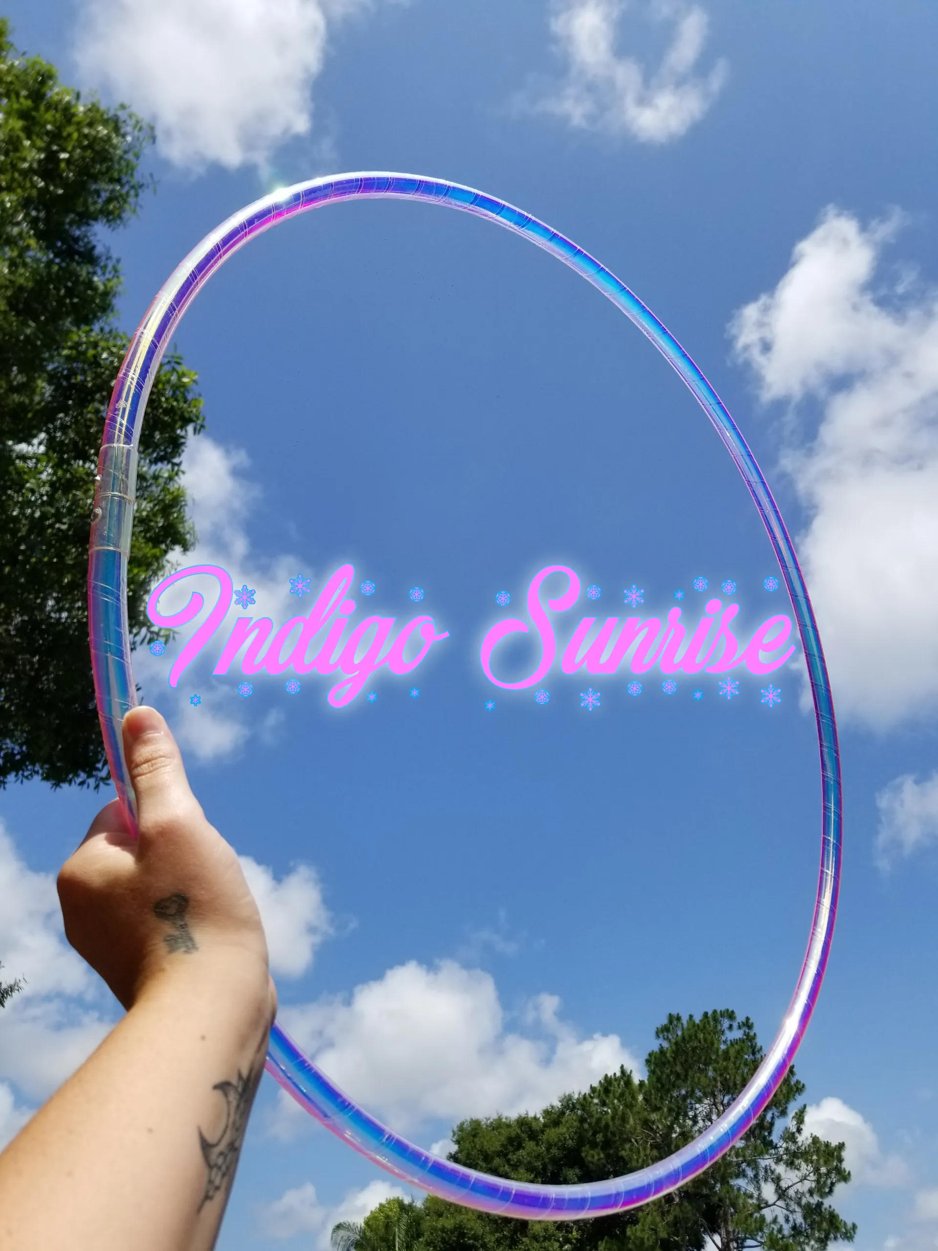 Indigo Sunrise Hoop Collapsible