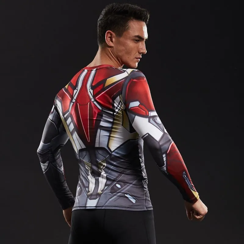 IRON MAN Compression Shirt for Men (Long Sleeve)