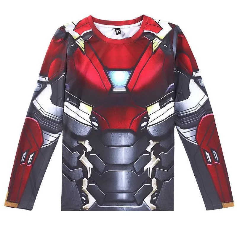 IRON MAN Compression Shirt for Men (Long Sleeve)