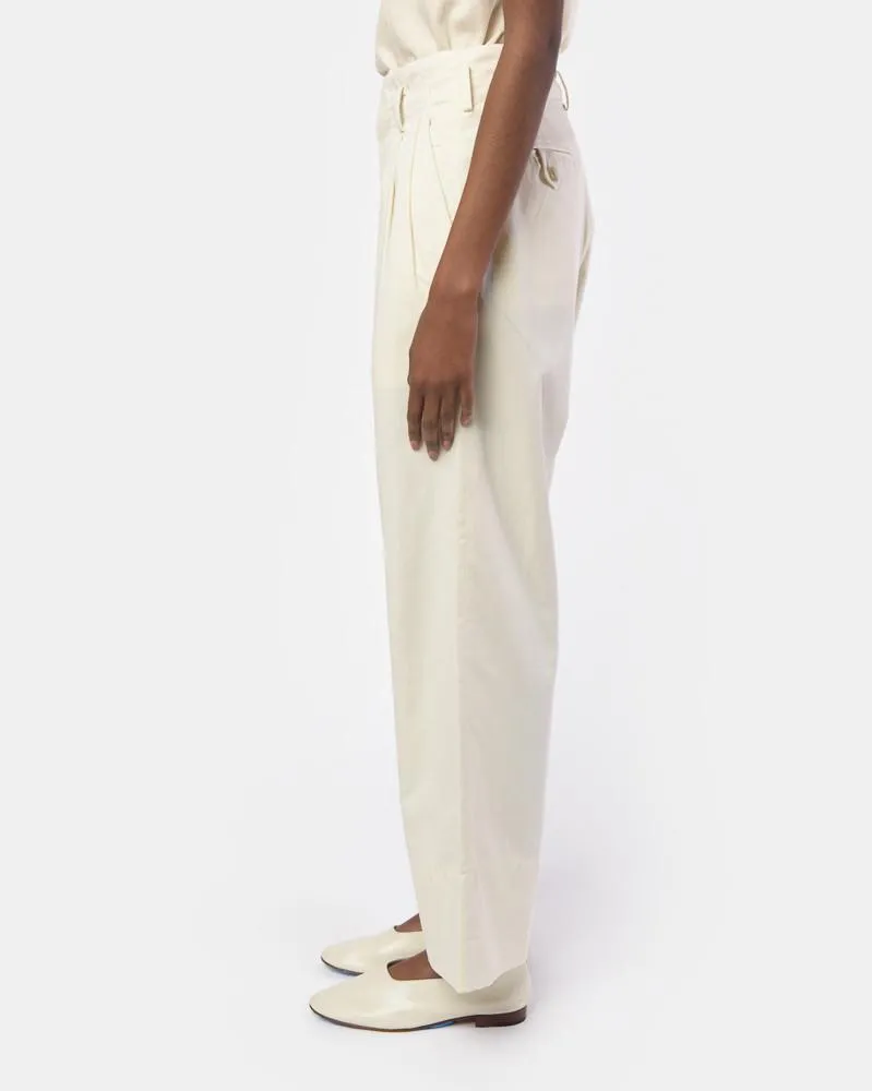 Isamu Pant in Cream