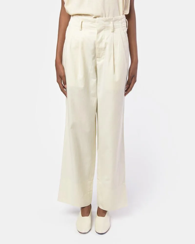 Isamu Pant in Cream