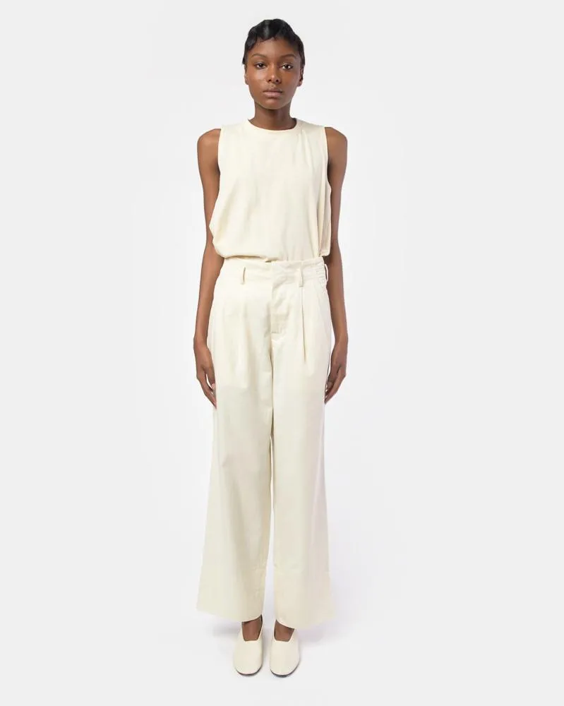Isamu Pant in Cream