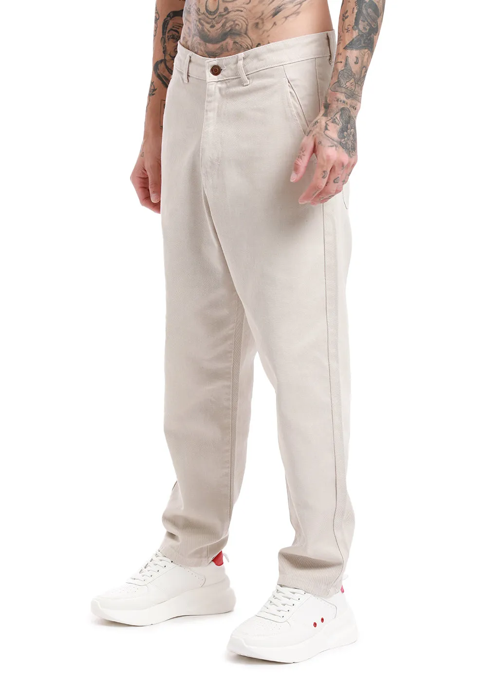 Ivory Drill Denim