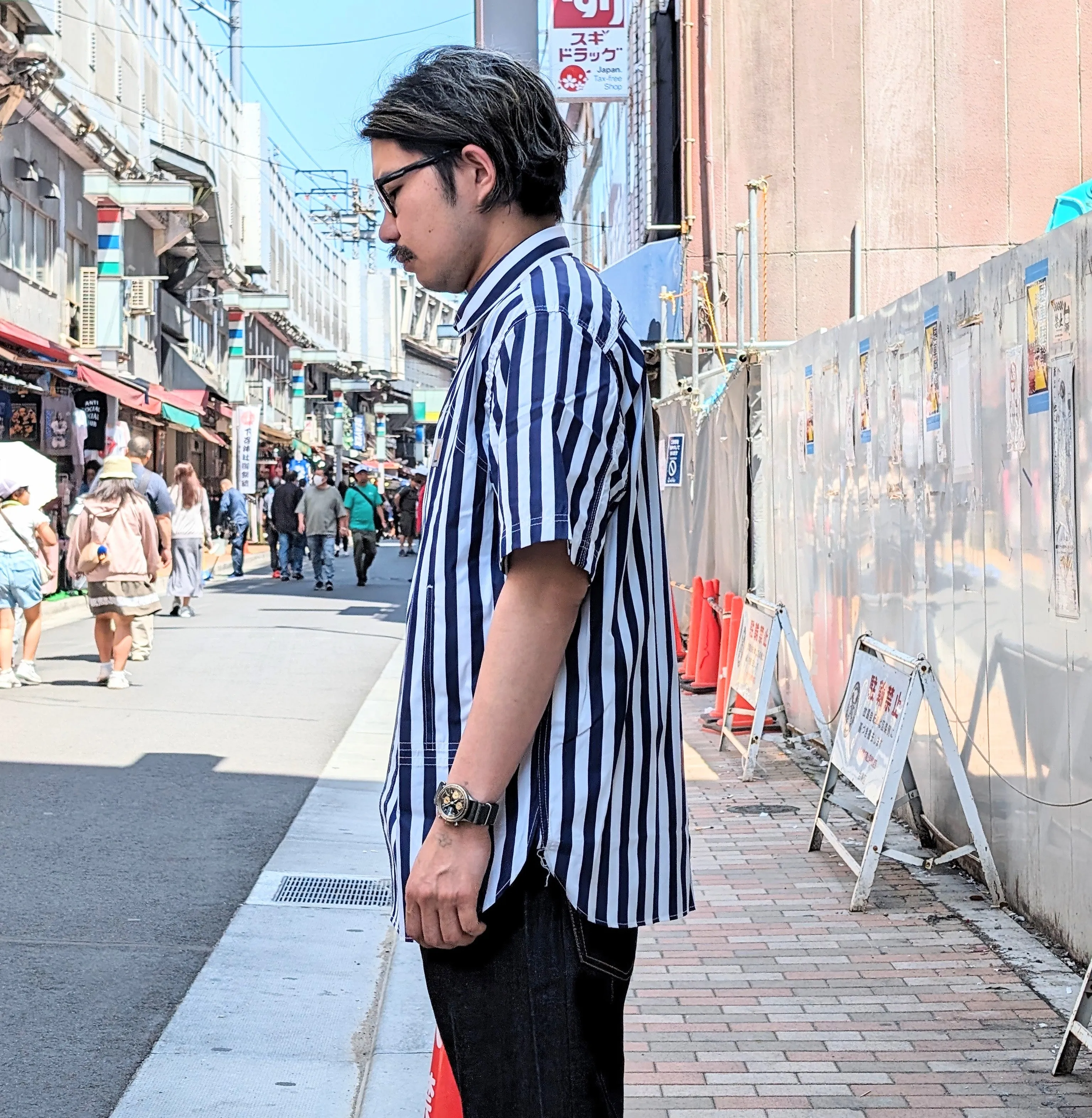 JUNYA WATANABE MAN - JUNYA WATANABE MAN × Carhartt STRIPE SHIRTS - WM-B022-051