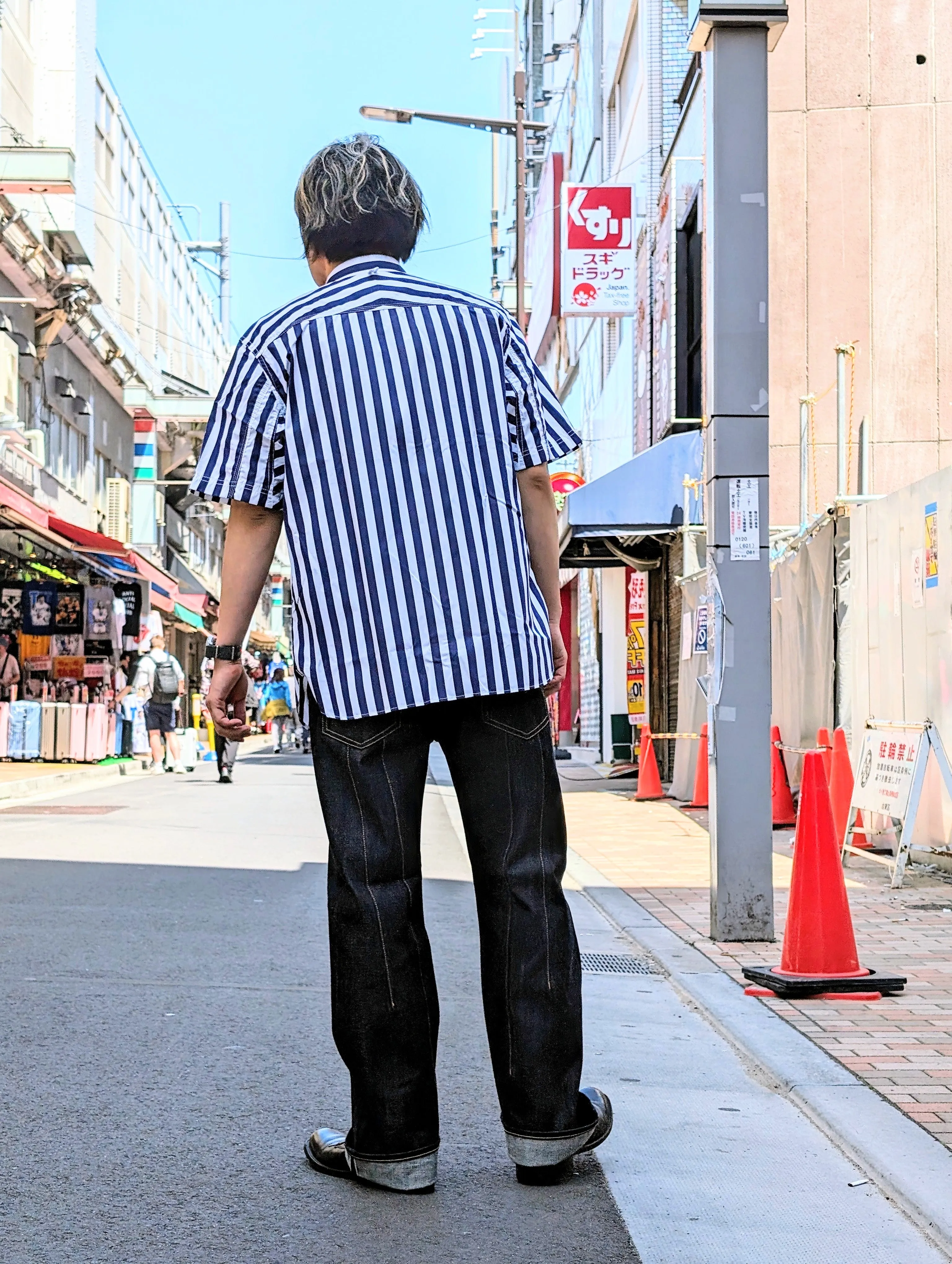 JUNYA WATANABE MAN - JUNYA WATANABE MAN × Carhartt STRIPE SHIRTS - WM-B022-051