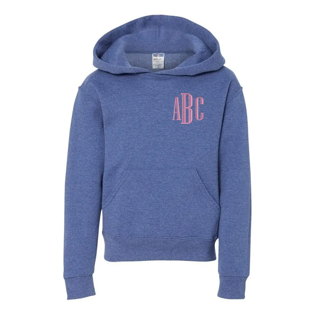 Kids Monogrammed Hooded Sweatshirt