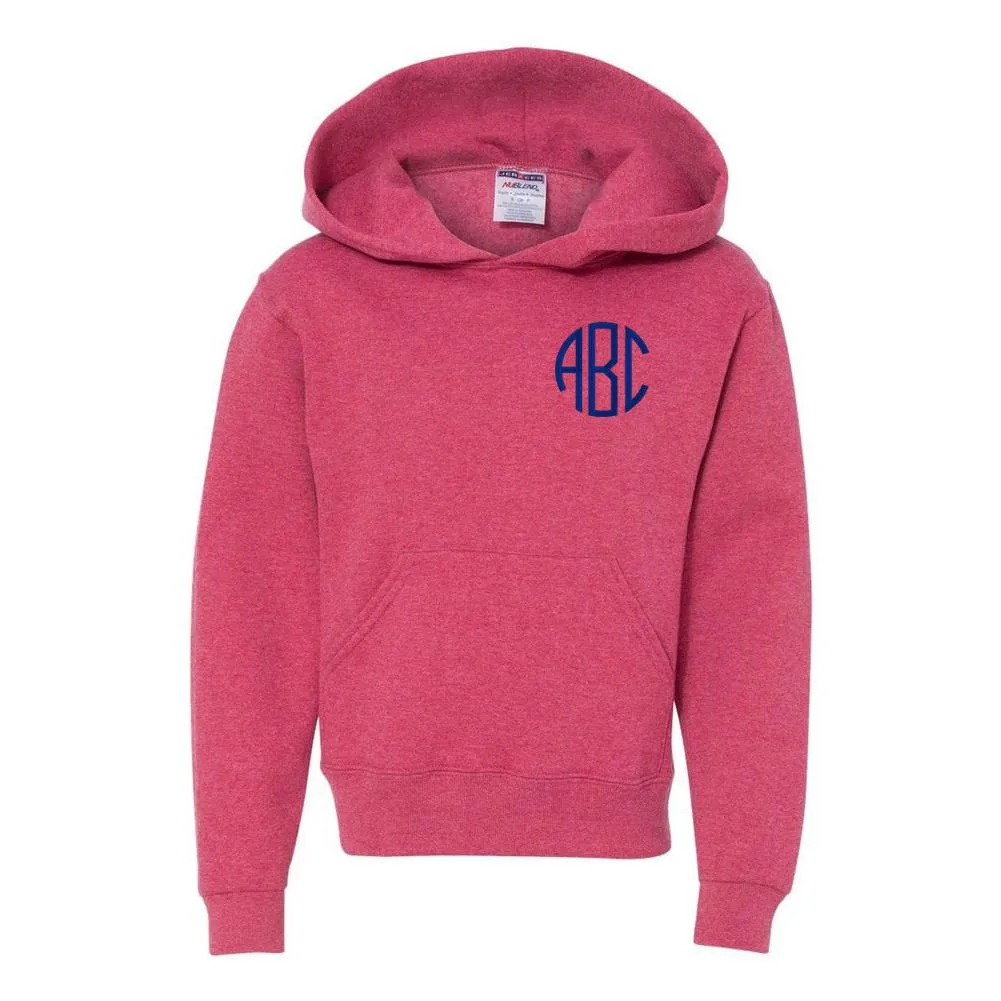 Kids Monogrammed Hooded Sweatshirt