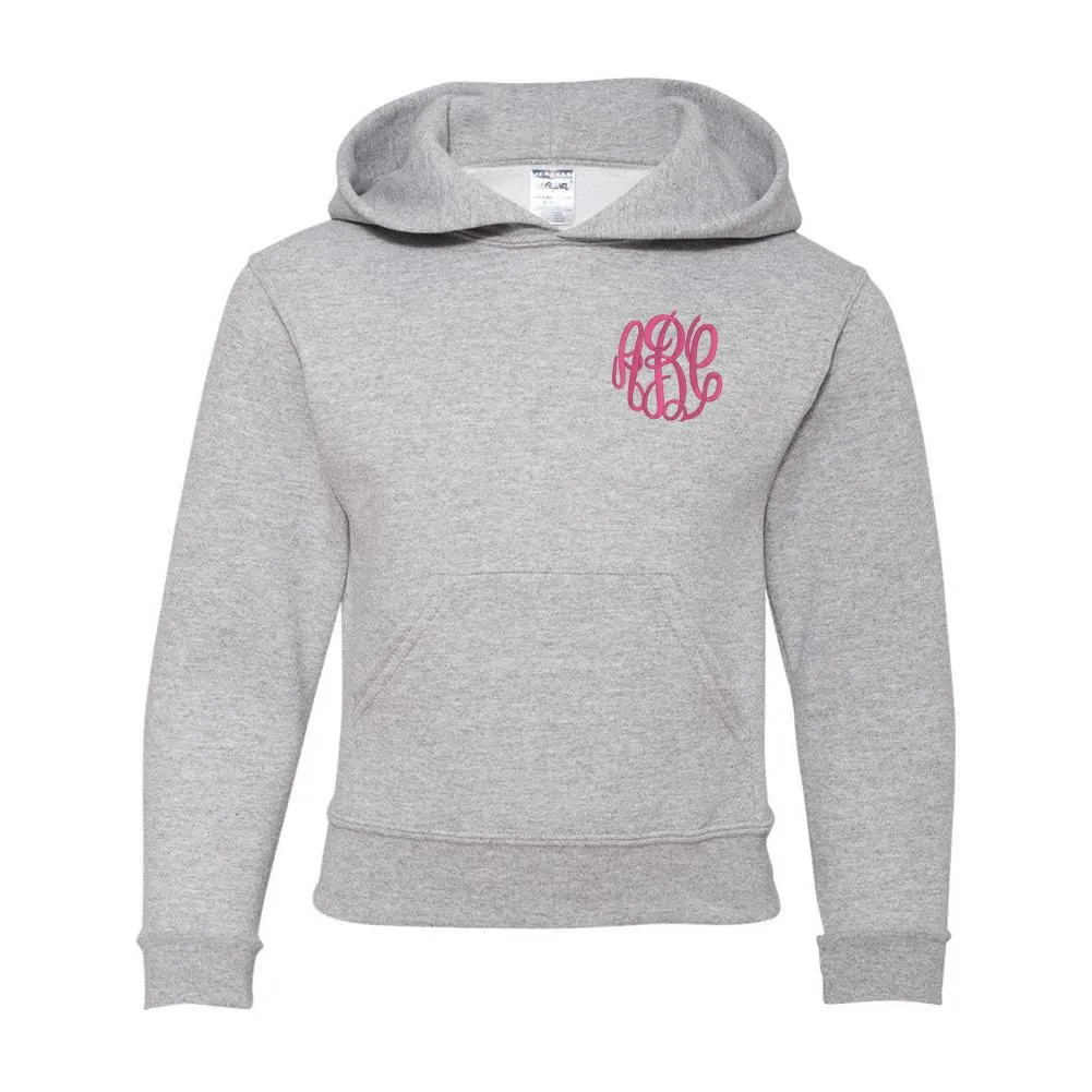 Kids Monogrammed Hooded Sweatshirt
