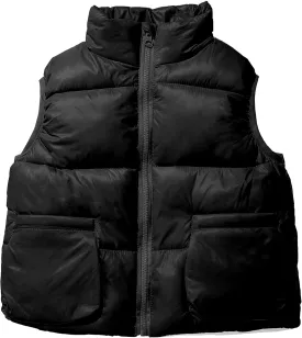 Kids Puffer Vest Lightweight Waterproof Sleeveless Zip Up Outwear for Boys Girls