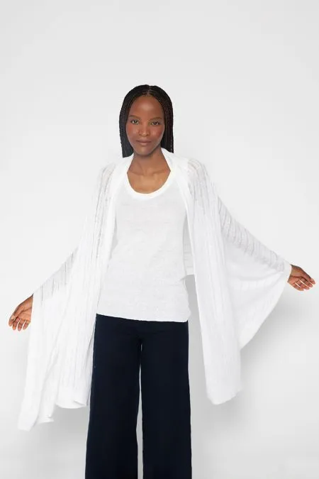 Kinross Cashmere Textured Wrap