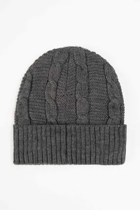 KNITTED NO-STATIC BEANIE