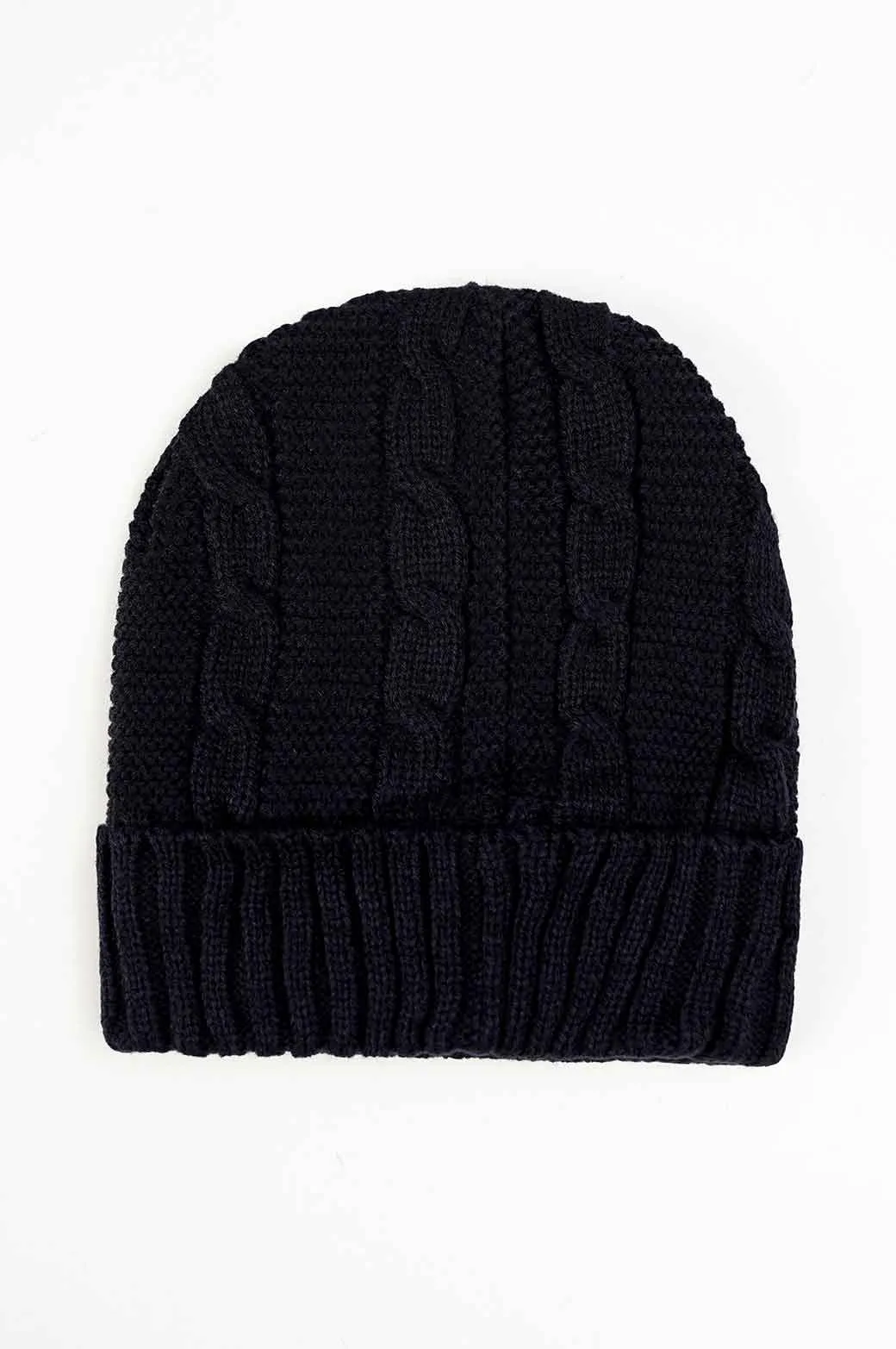 KNITTED NO-STATIC BEANIE
