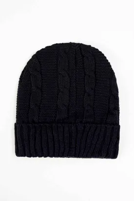 KNITTED NO-STATIC BEANIE