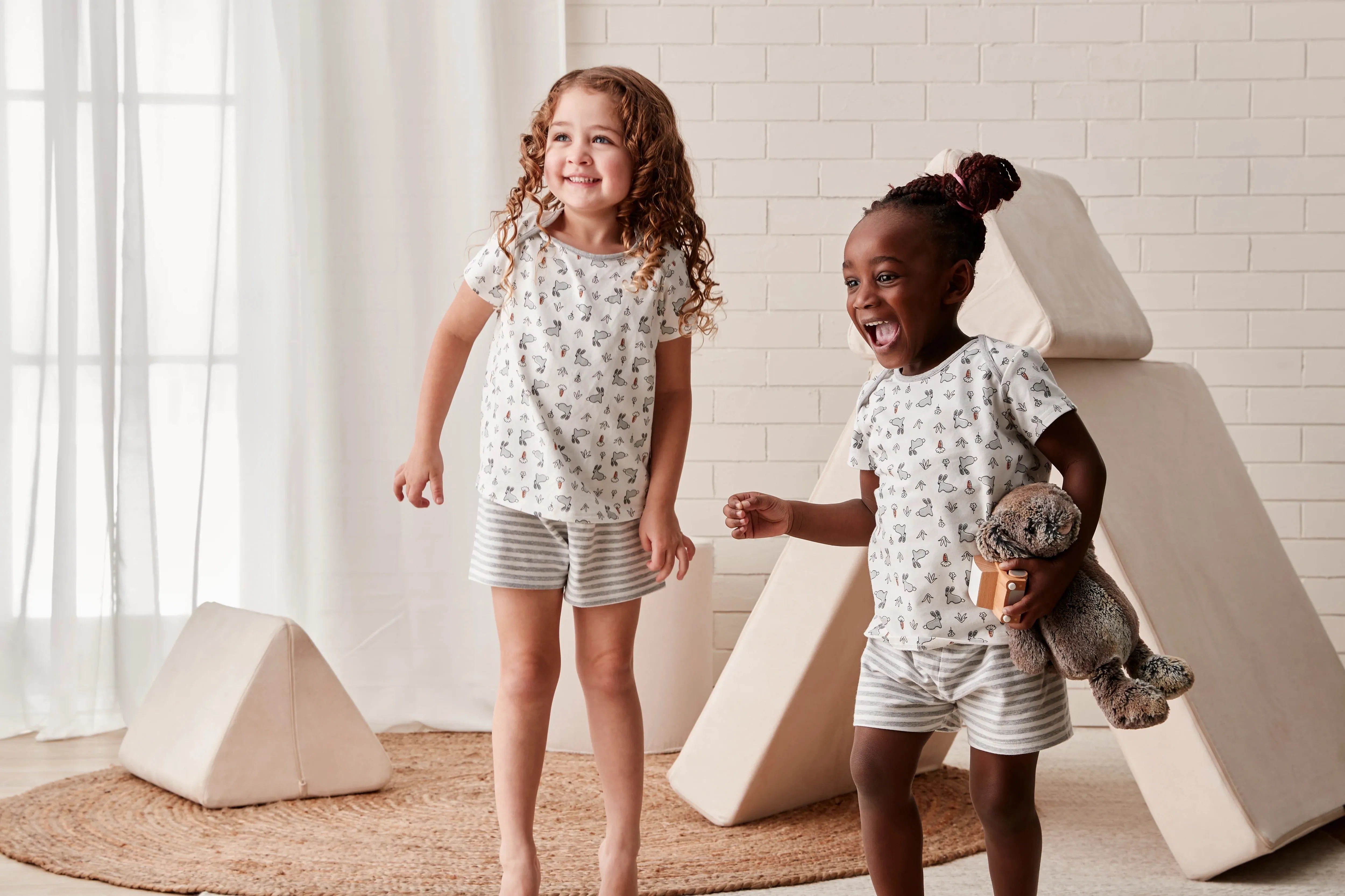 Love To Dream Kids Shorts Pyjamas Original Bunny