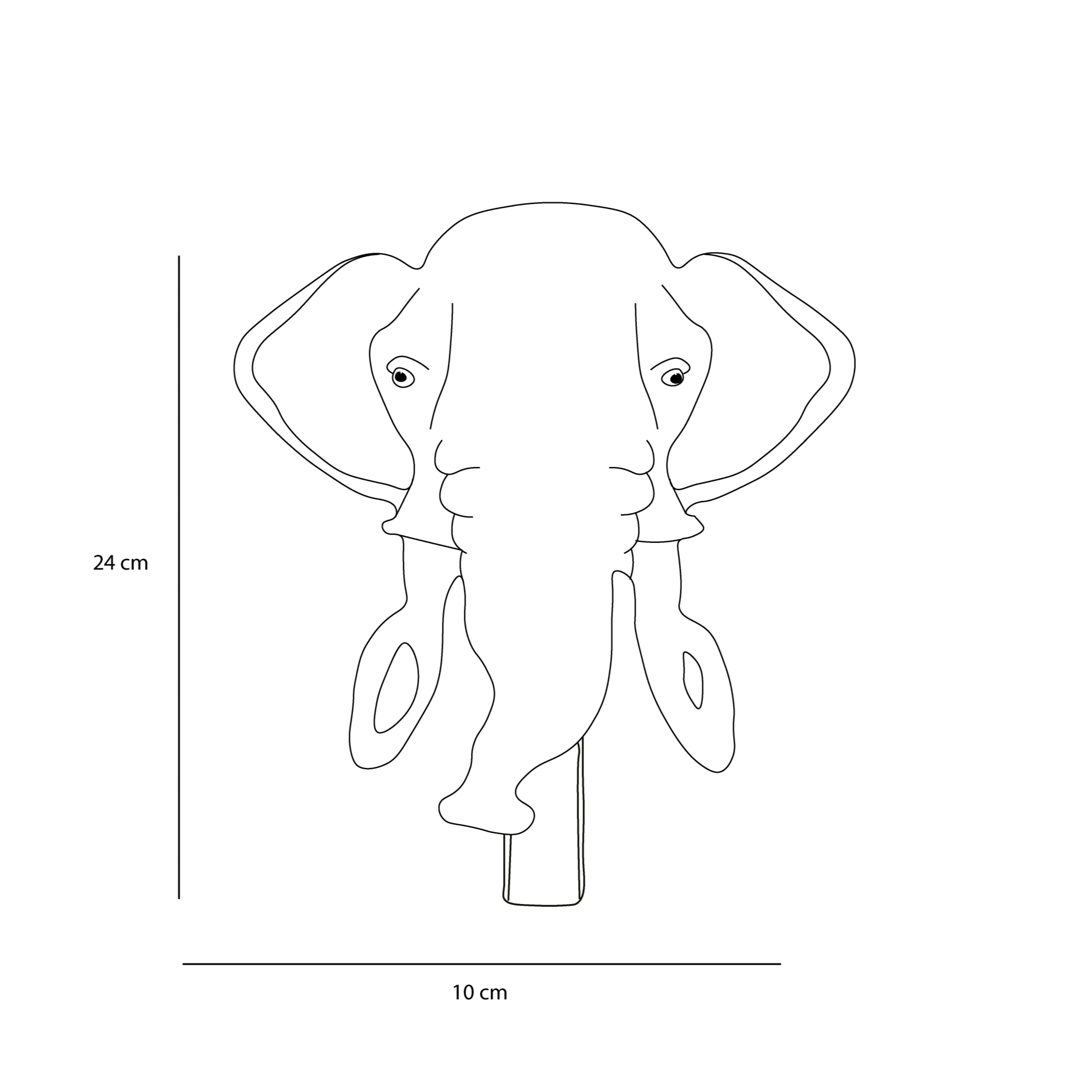 Mammoth coat hanger
