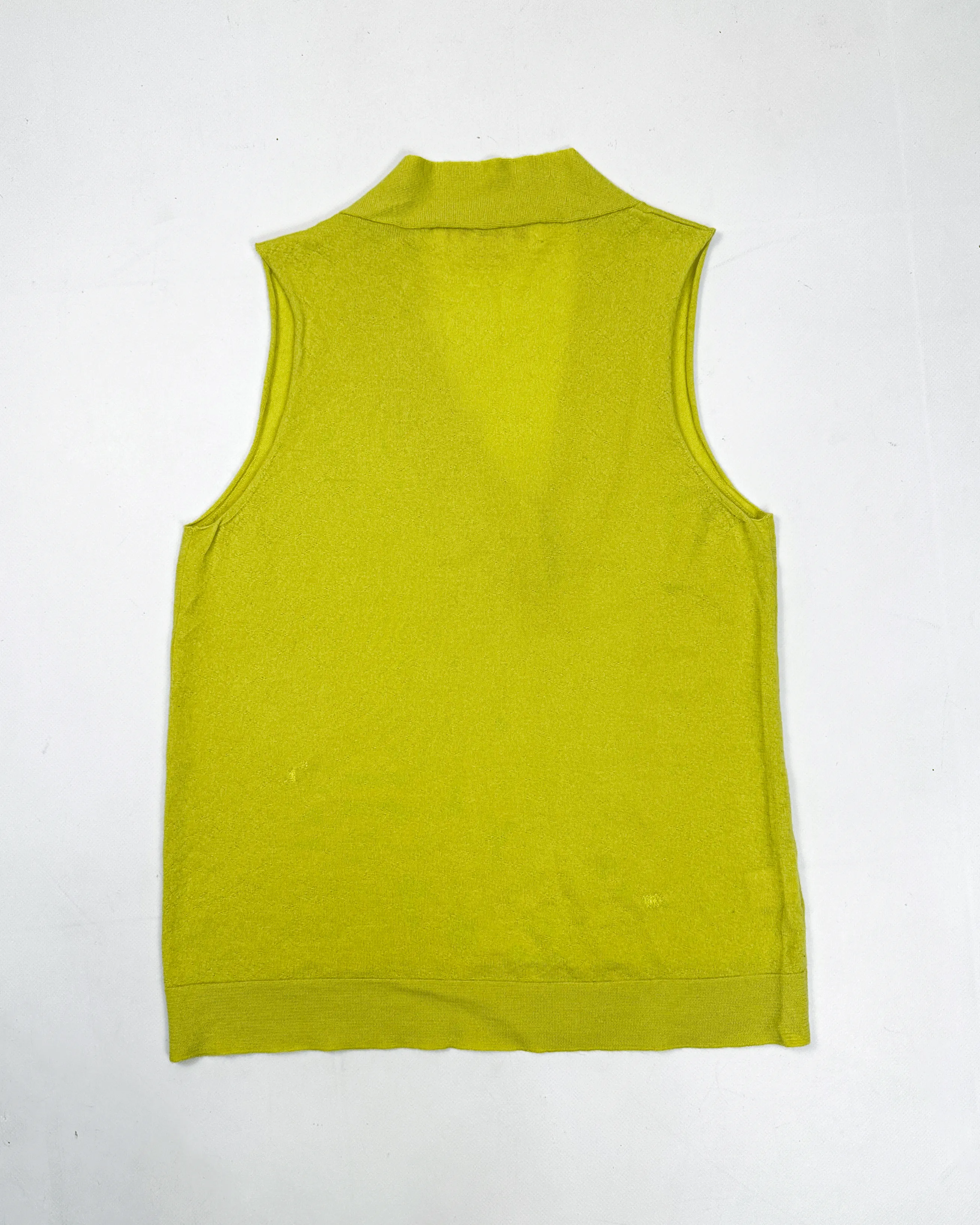 Marni Lime Green Cachemire Vest 2000's