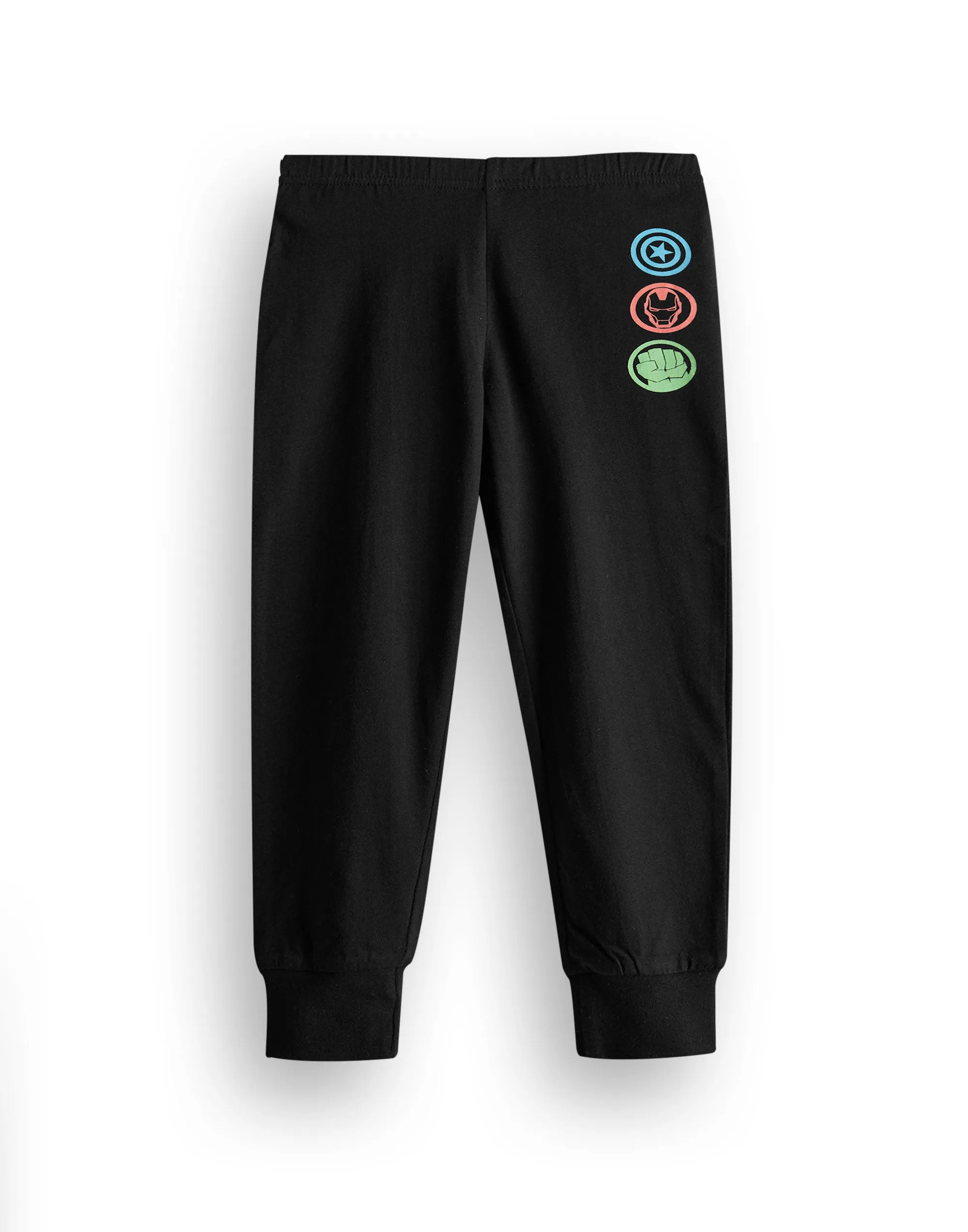 Marvel Avengers Boys Grey & Black Pyjama Set