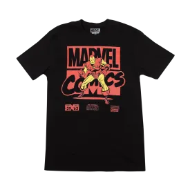 Marvel Comics Iron Man Black Tee