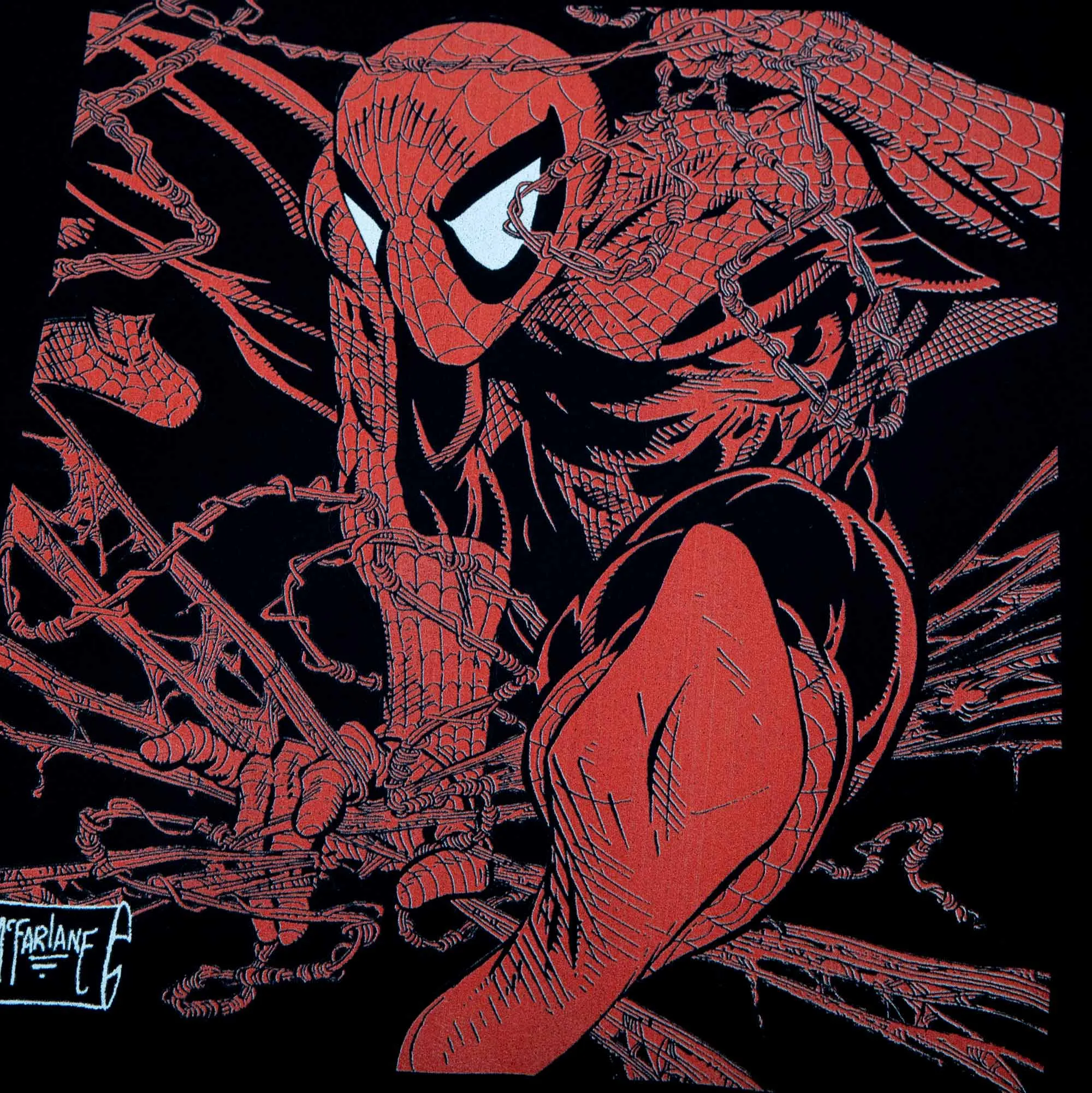 McFarlane Spider-Man Art Black Tee