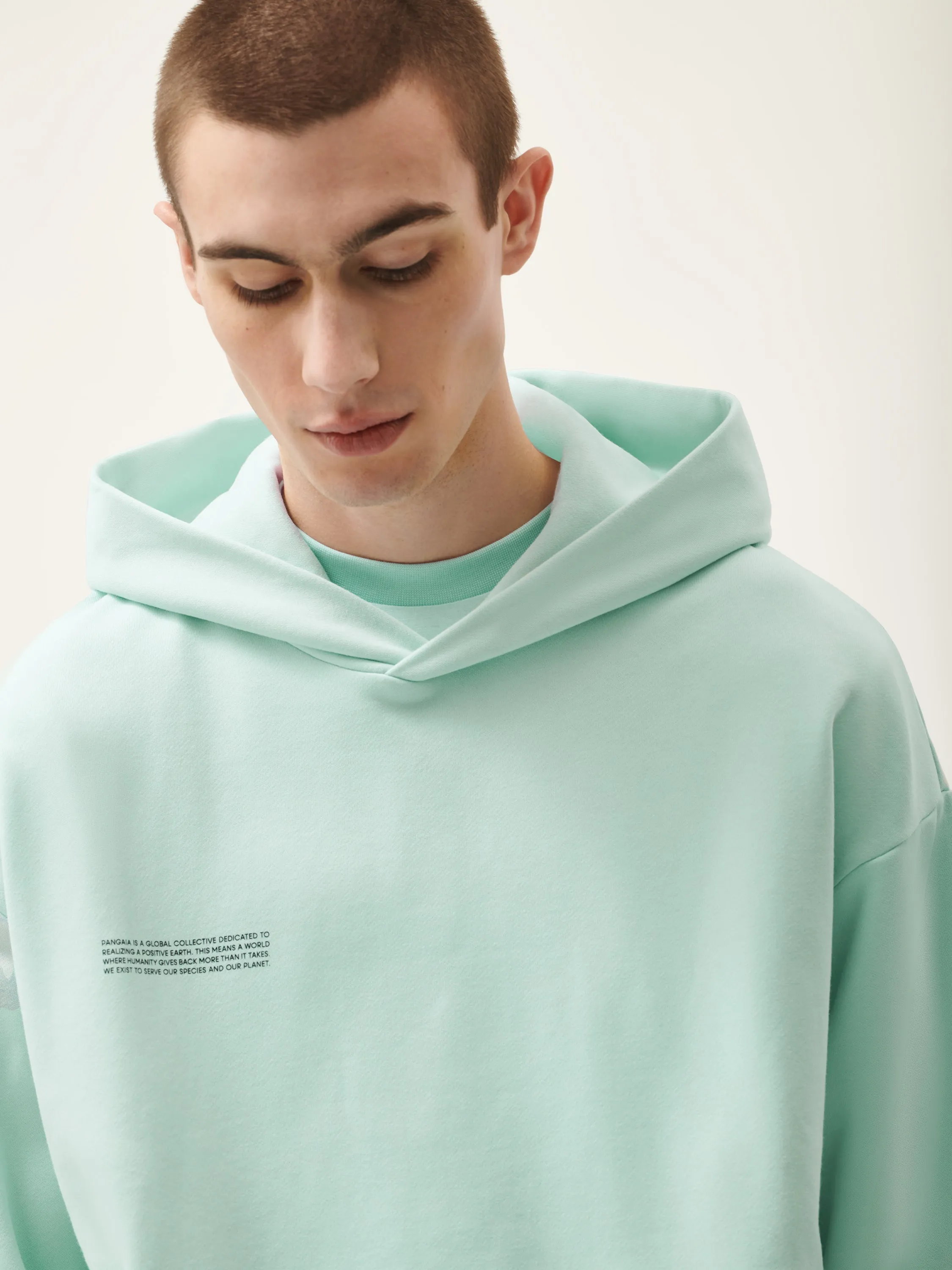 Mens 365 Midweight Hoodie—reflect blue