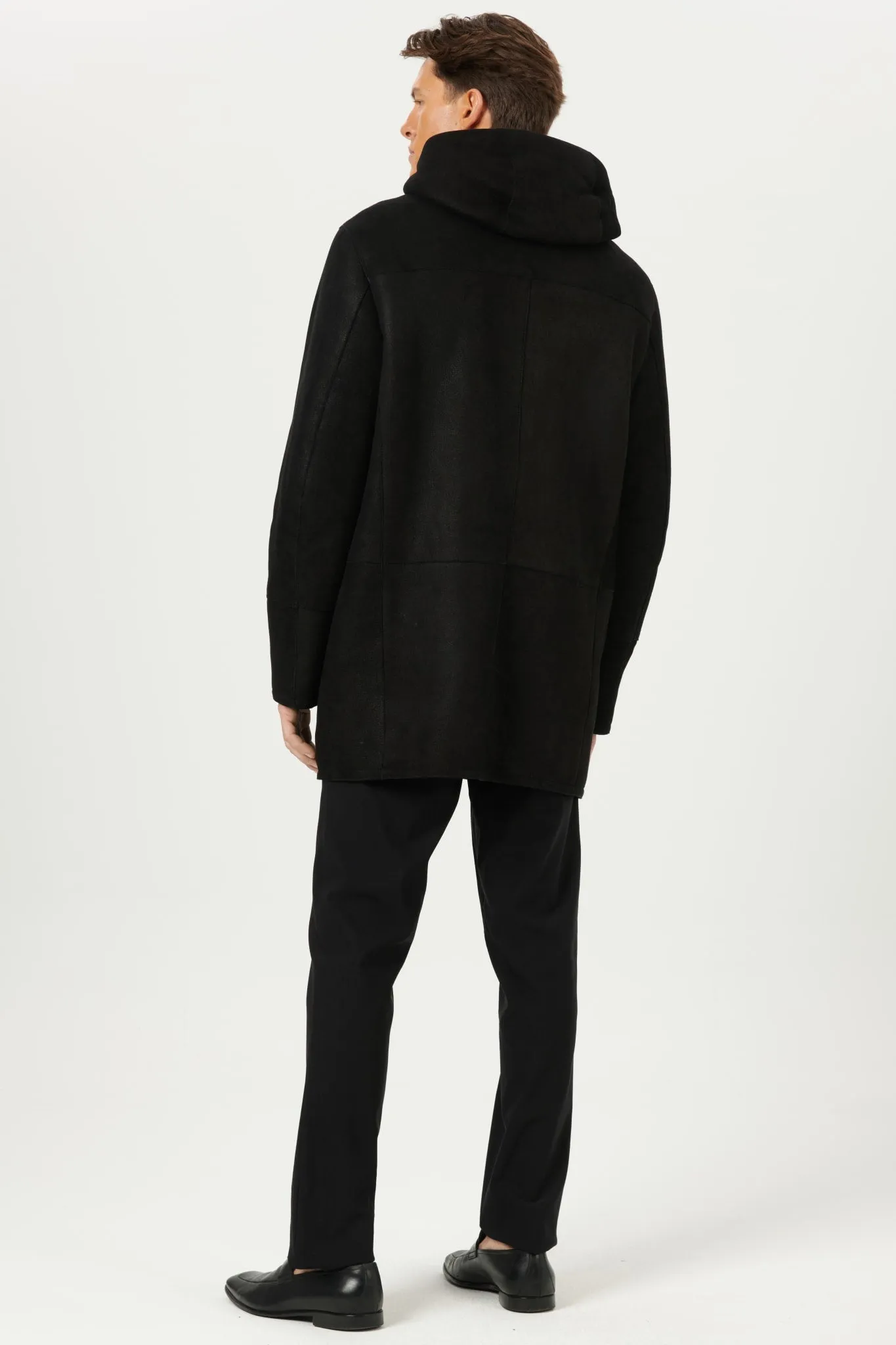Men's Shearling Lamb Parka