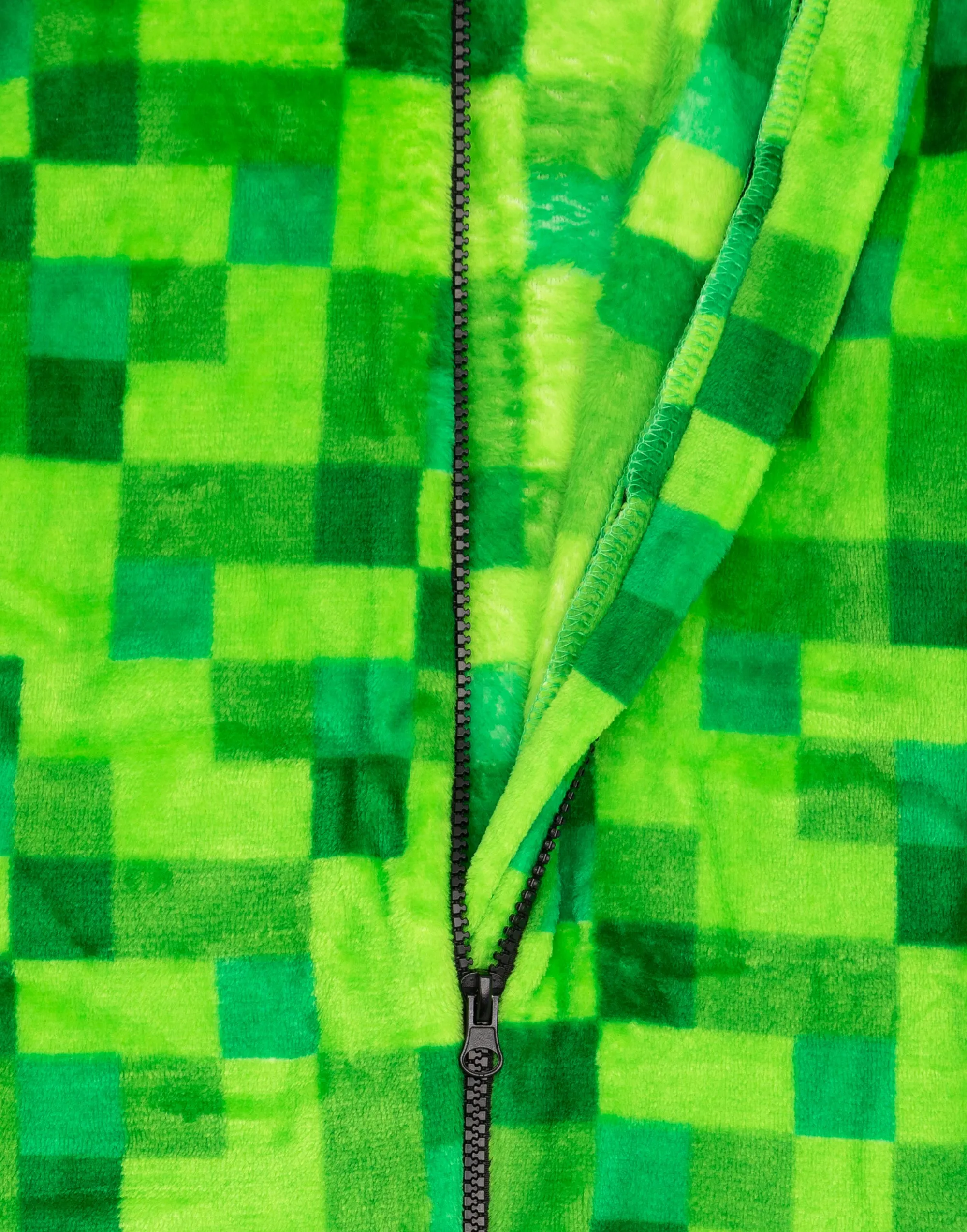 Minecraft Pixelated Creeper Boys Onesie