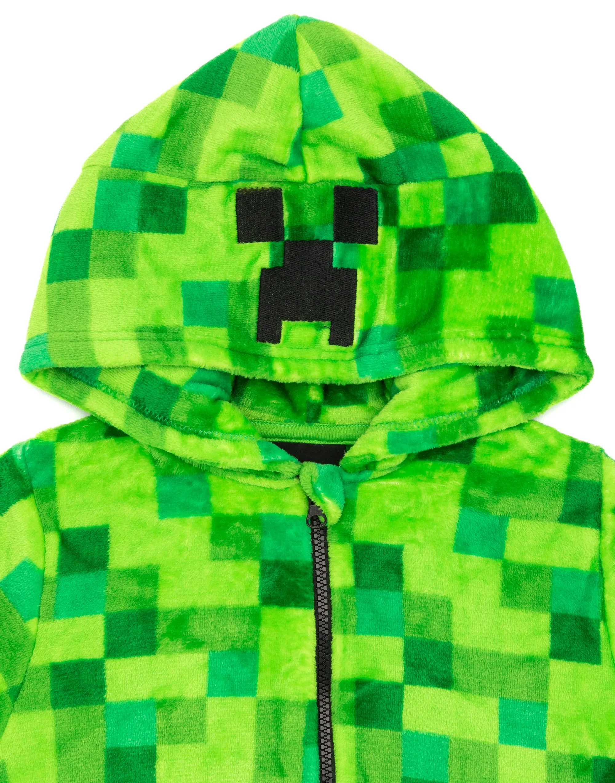 Minecraft Pixelated Creeper Boys Onesie