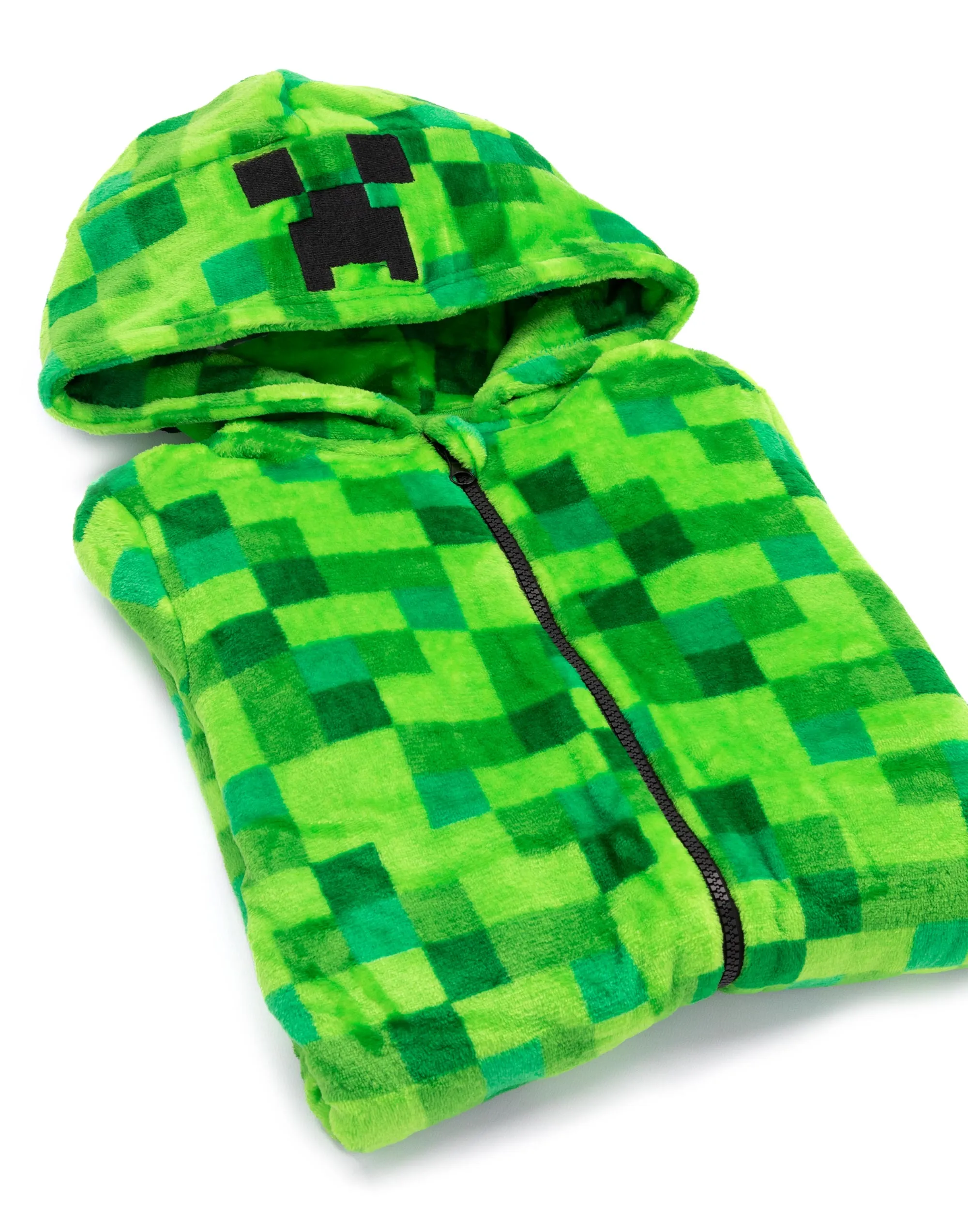 Minecraft Pixelated Creeper Boys Onesie