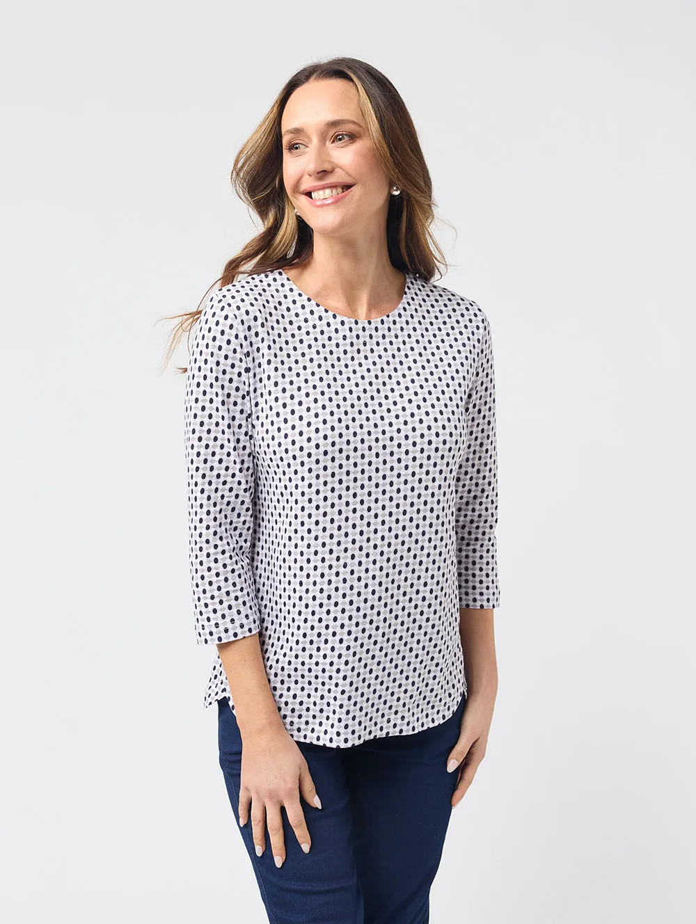 Nelia 3/4 Sleeve Top