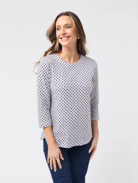 Nelia 3/4 Sleeve Top