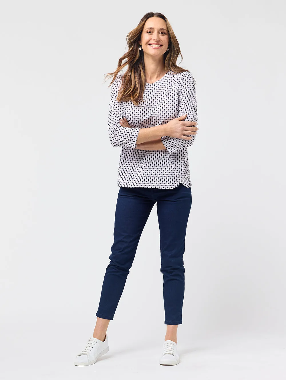 Nelia 3/4 Sleeve Top