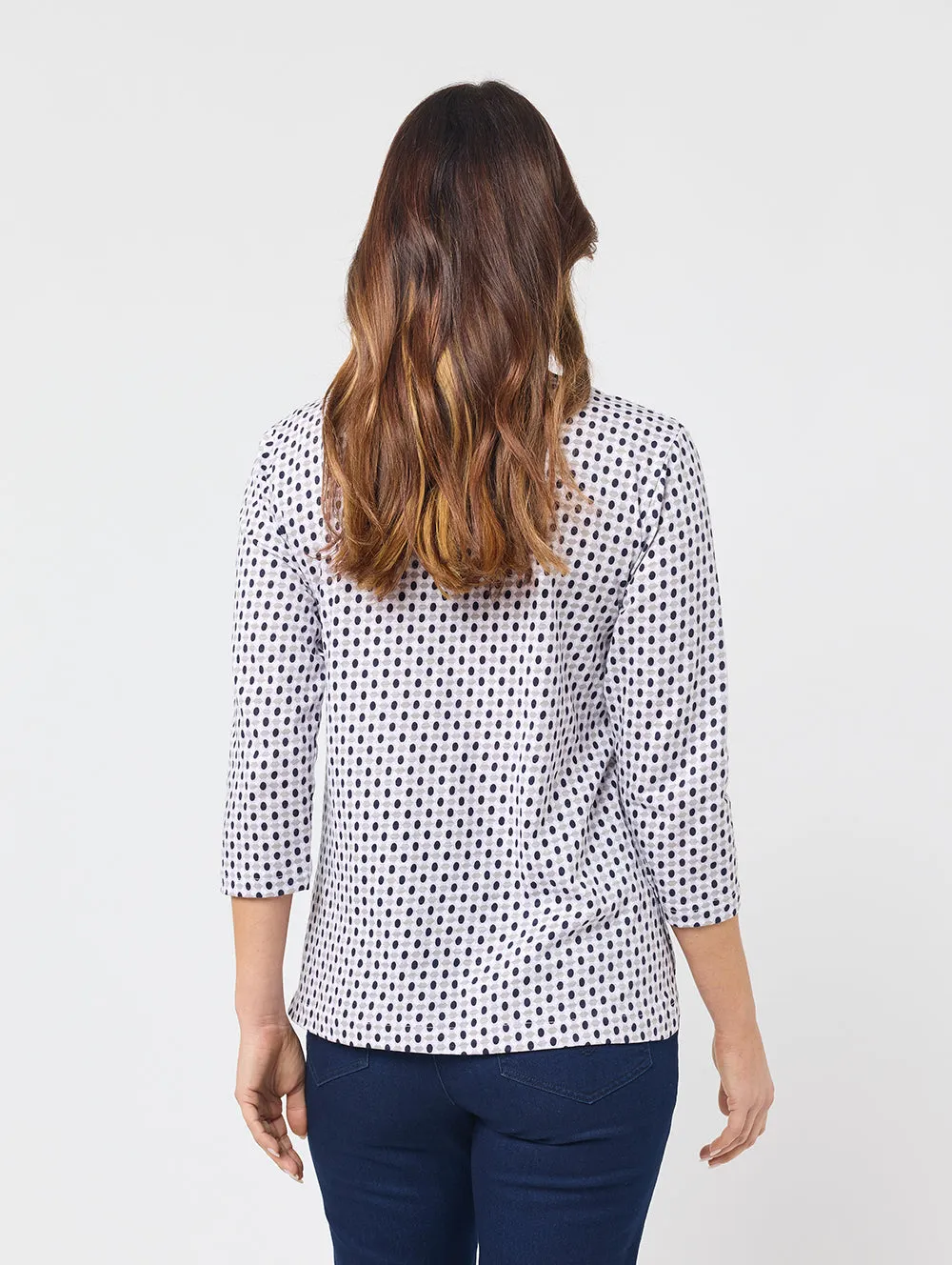 Nelia 3/4 Sleeve Top
