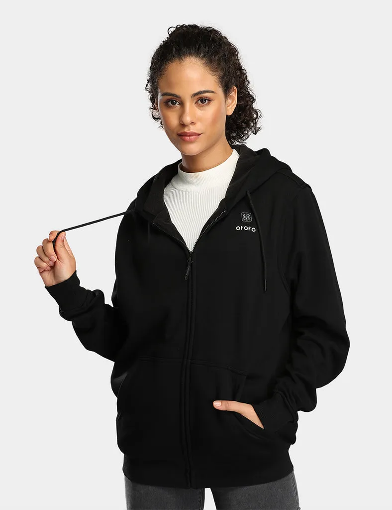 (Open-Box) Unisex Heated Fleece Hoodie