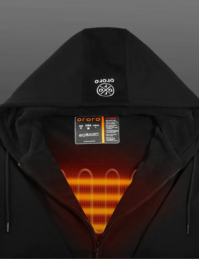(Open-Box) Unisex Heated Fleece Hoodie