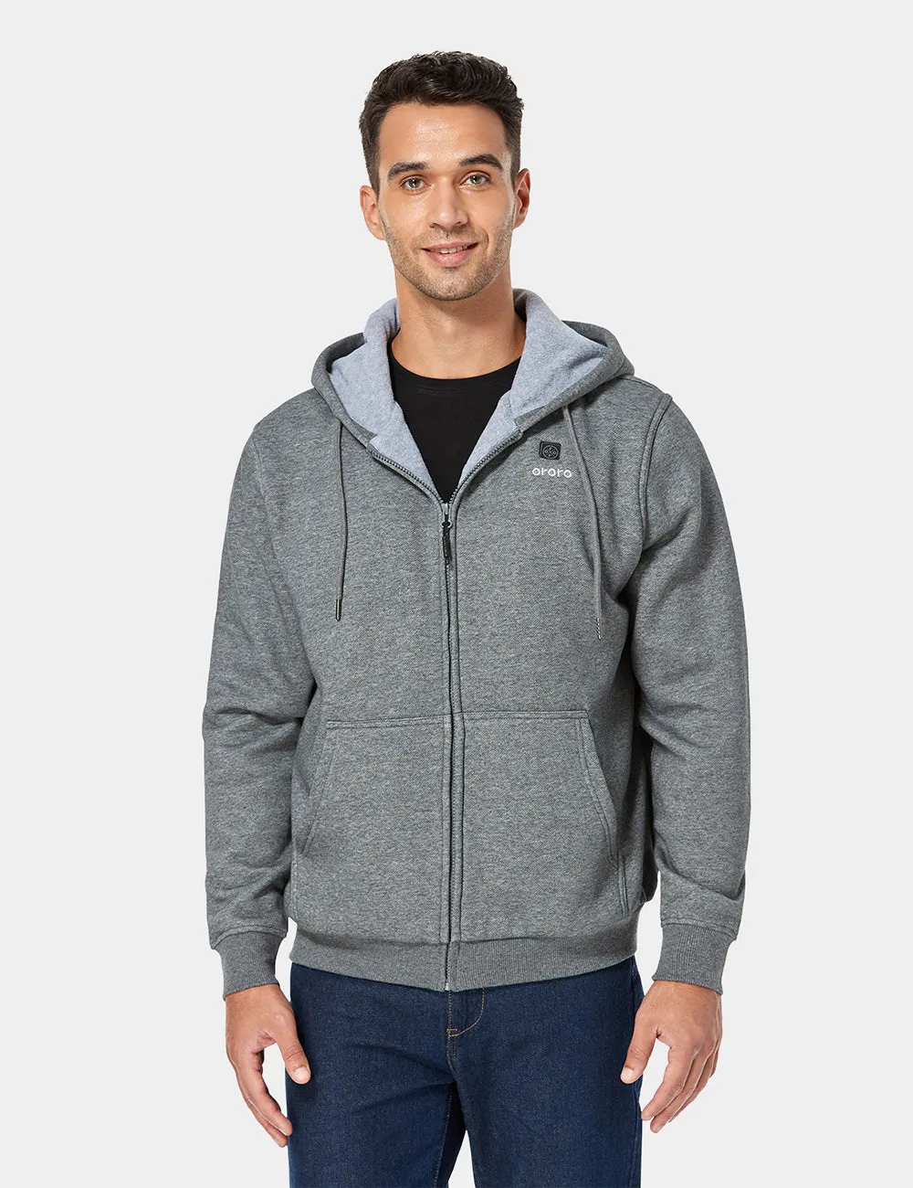 (Open-Box) Unisex Heated Fleece Hoodie