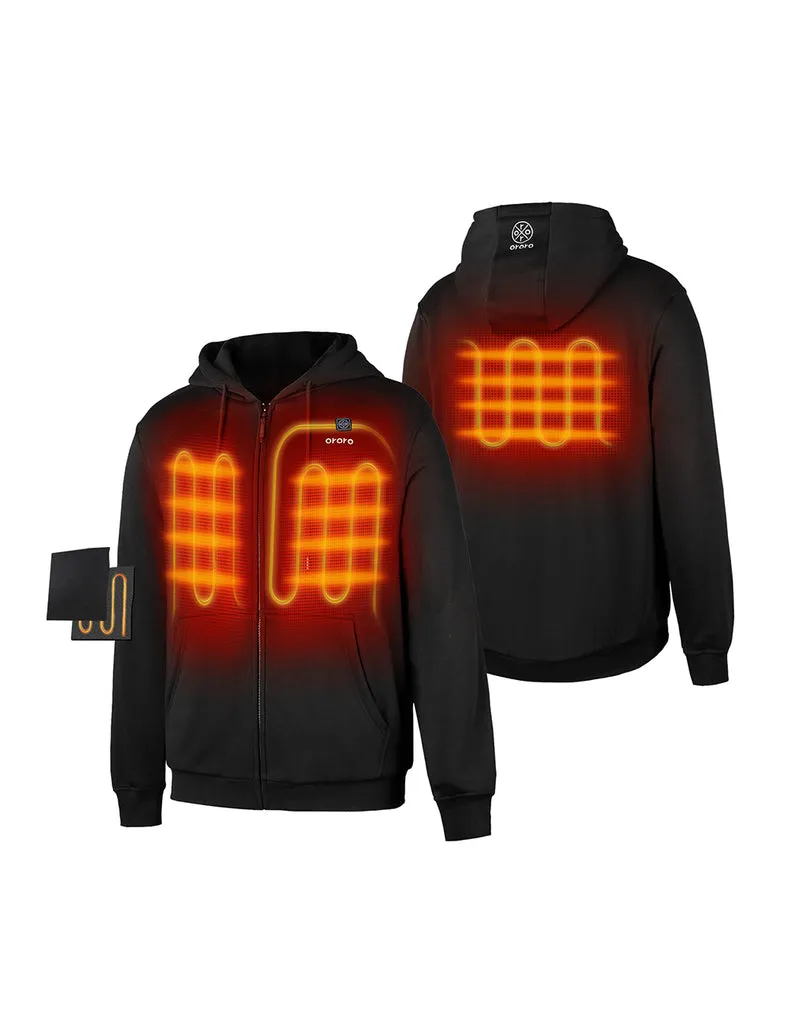 (Open-Box) Unisex Heated Fleece Hoodie