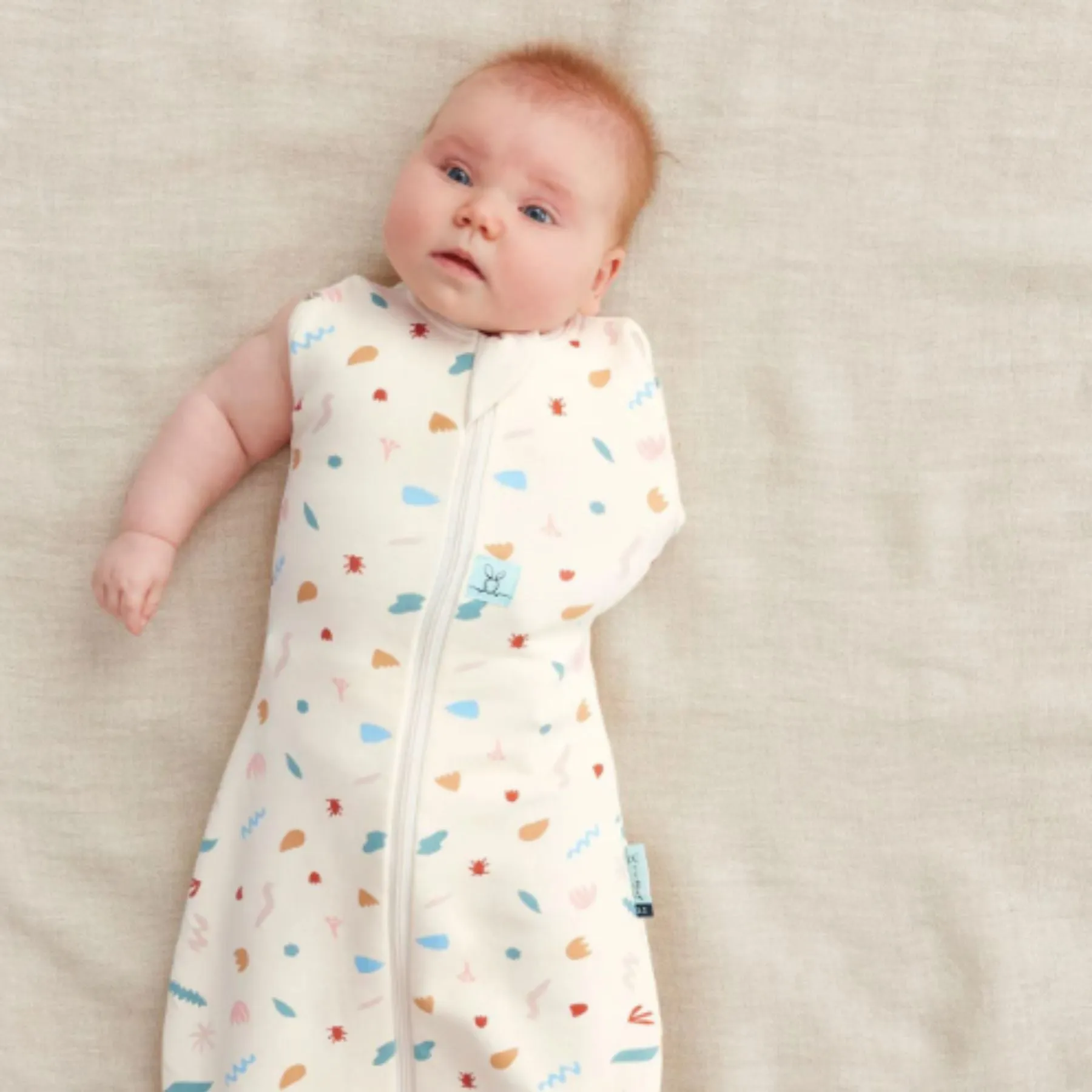 Organic Cocoon Swaddle Bag 0.2 Tog