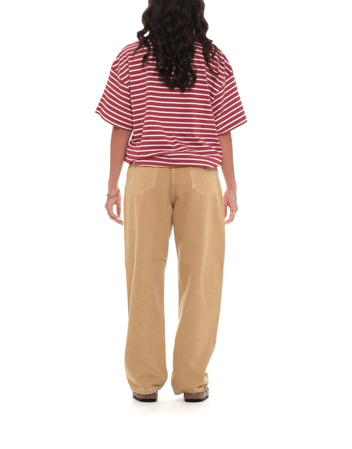 Pants woman I033746 1YH4J BOURBON STONE DYED CARHARTT WIP