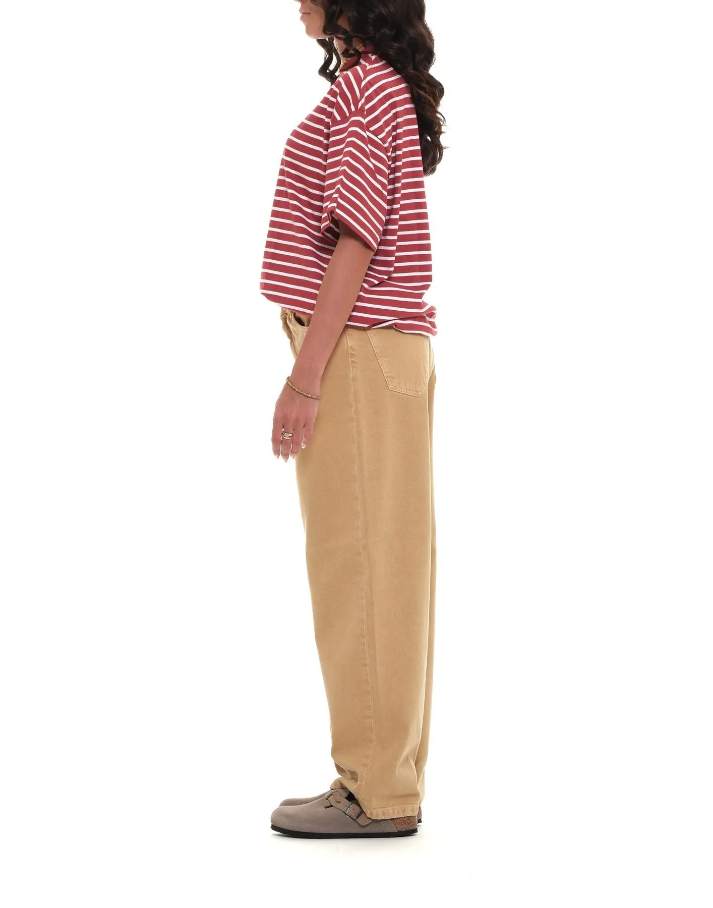 Pants woman I033746 1YH4J BOURBON STONE DYED CARHARTT WIP
