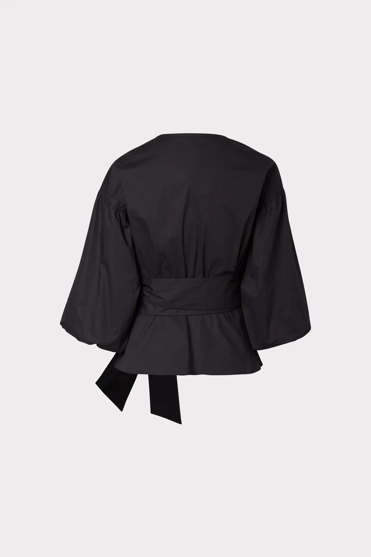 Paulina Poplin Wrap Top