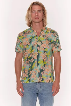 RAGA MAN FLORAL BUTTON DOWN