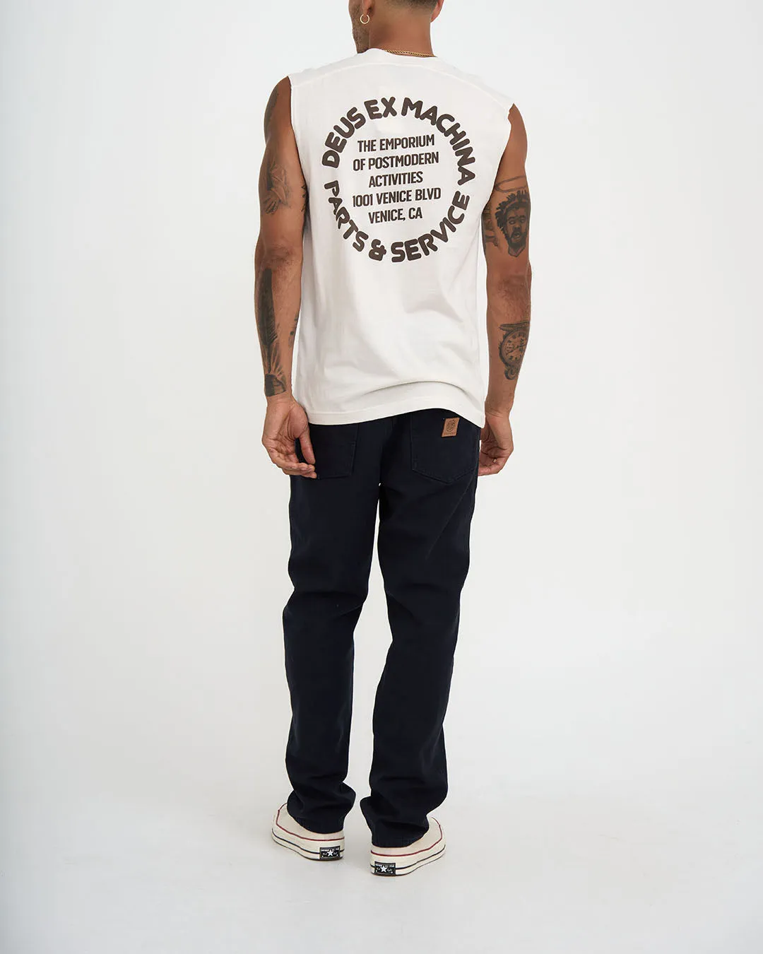 ROUNDABOUT MUSCLE - VINTAGE WHITE